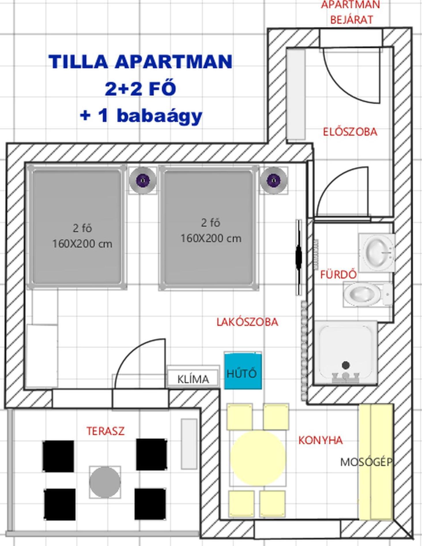 Tilla Apartman Hajduszoboszlo Luaran gambar